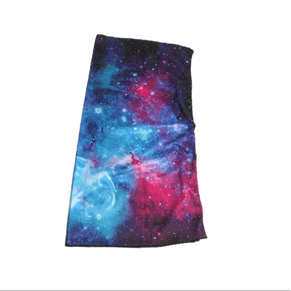 Galaxy Gaiter Mask, Blue, Pink